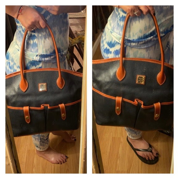 MWOT:DOONEY & BURKE NAVY BLUE PURSE - Picture 2 of 9